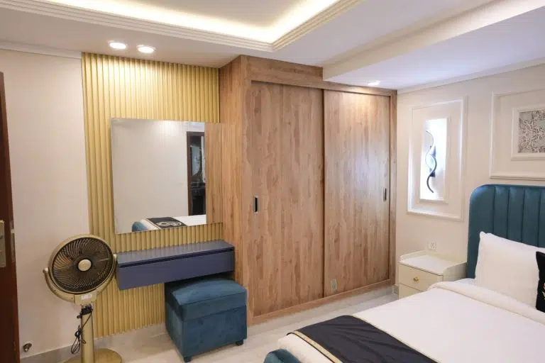 Suite bedroom at Rashha Suites Murree