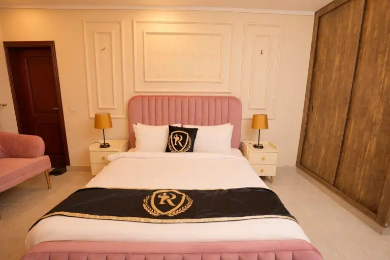 Suite lounge area at Rashha Suites Murree
