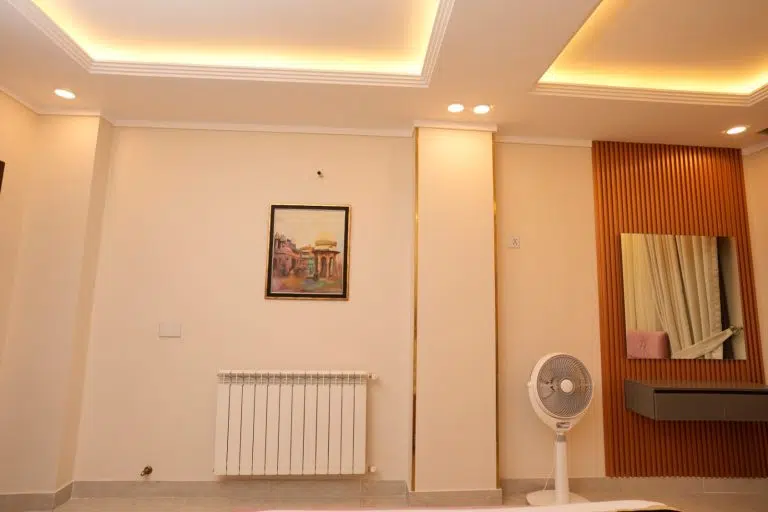 Suite bedroom view at Rashha Suites Murree