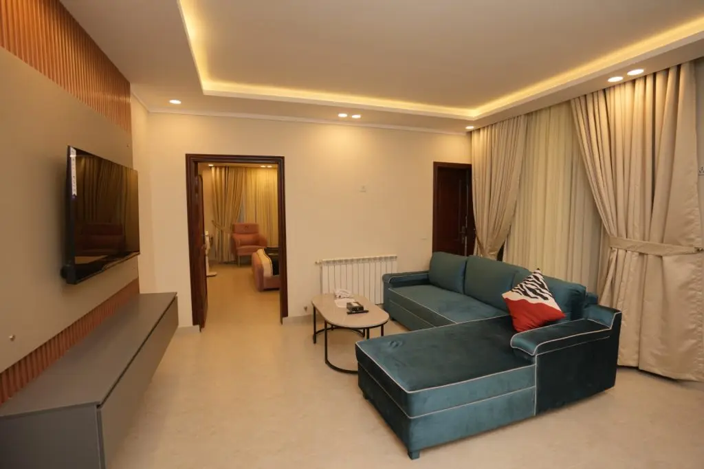 Suite interior at Rashha Suites Murree